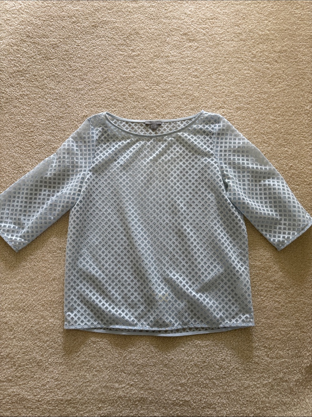 COS women’s light blue top